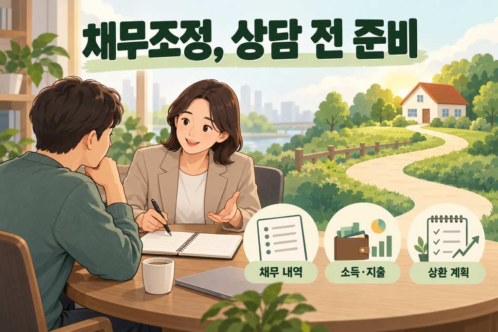 금융회사 채무조정 요청권, 연체 중 상담 전 준비할 채무·소득·상환계획